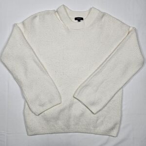Rails Cream Knit Sweater XS Soft Cozy Crewneck Pullover Women